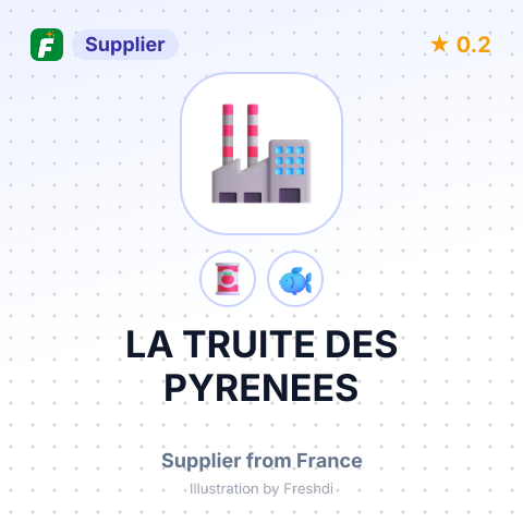 LA TRUITE DES PYRENEES – summary card, no photo uploaded yet