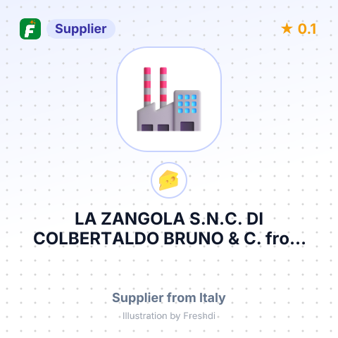LA ZANGOLA S.N.C. DI COLBERTALDO BRUNO & C. – summary card, no photo uploaded yet