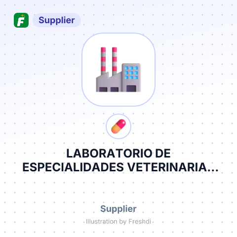 LABORATORIO DE ESPECIALIDADES VETERINARIAS ALE-BET SRL – summary card, no photo uploaded yet