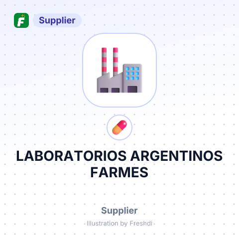 LABORATORIOS ARGENTINOS FARMES – summary card, no photo uploaded yet