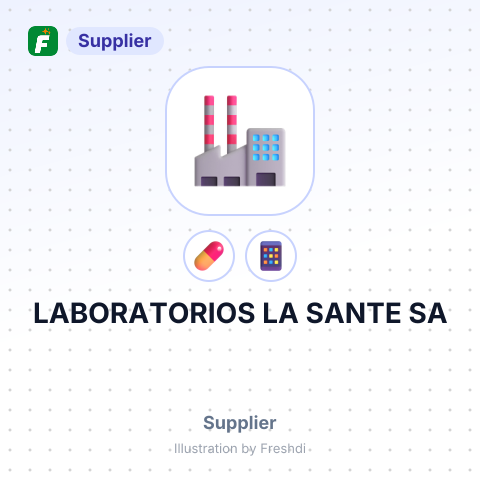 LABORATORIOS LA SANTE SA – summary card, no photo uploaded yet