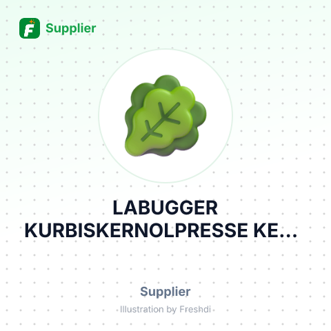 LABUGGER KURBISKERNOLPRESSE KEG – summary card, no photo uploaded yet