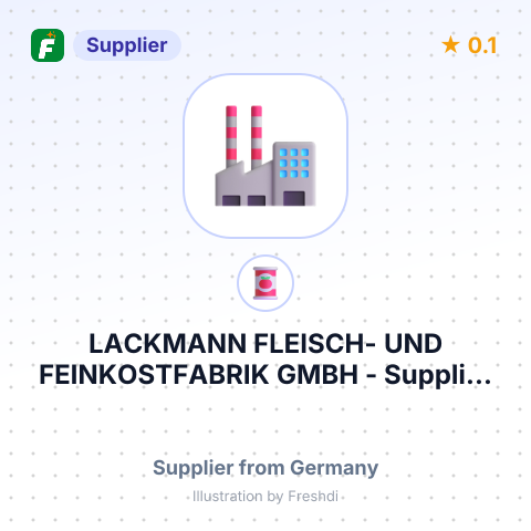LACKMANN FLEISCH- UND FEINKOSTFABRIK GMBH – summary card, no photo uploaded yet