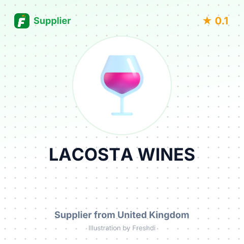 LACOSTA WINES – summary card, no photo uploaded yet