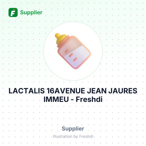 LACTALIS 16AVENUE JEAN JAURES IMMEU – summary card, no photo uploaded yet
