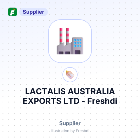 LACTALIS AUSTRALIA EXPORTS LTD – summary card, no photo uploaded yet