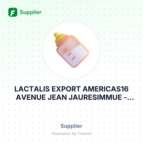 LACTALIS EXPORT AMERICAS16 AVENUE JEAN JAURESIMMUE – summary card, no photo uploaded yet