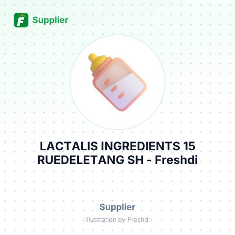 LACTALIS INGREDIENTS 15 RUEDELETANG SH – summary card, no photo uploaded yet
