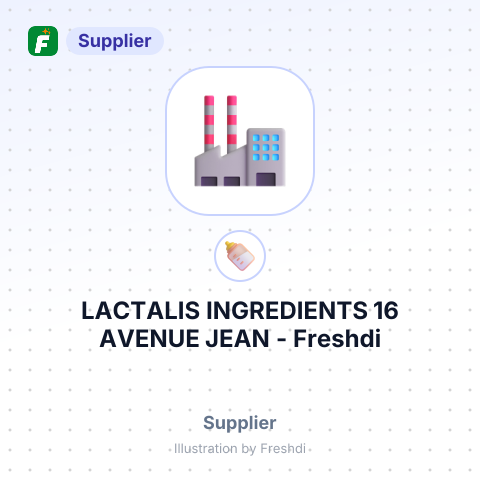 LACTALIS INGREDIENTS 16 AVENUE JEAN – summary card, no photo uploaded yet