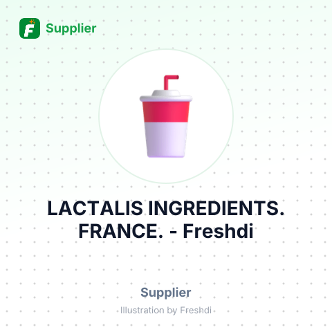 LACTALIS INGREDIENTS. FRANCE. – summary card, no photo uploaded yet