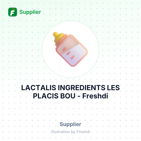 LACTALIS INGREDIENTS LES PLACIS BOU – summary card, no photo uploaded yet