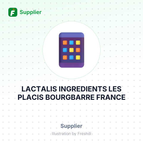 LACTALIS INGREDIENTS LES PLACIS BOURGBARRE FRANCE – summary card, no photo uploaded yet