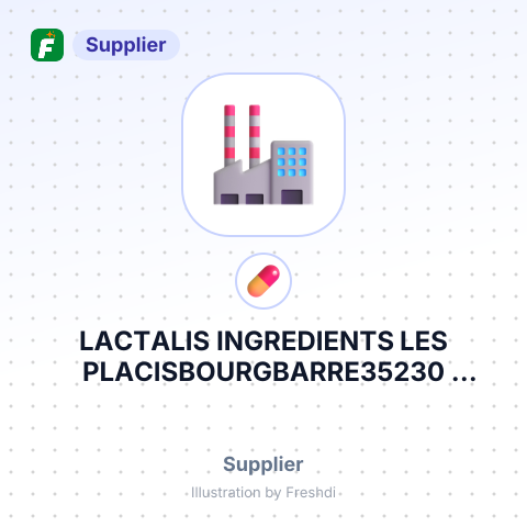 LACTALIS INGREDIENTS LES PLACISBOURGBARRE35230 FRANCE0033 – summary card, no photo uploaded yet