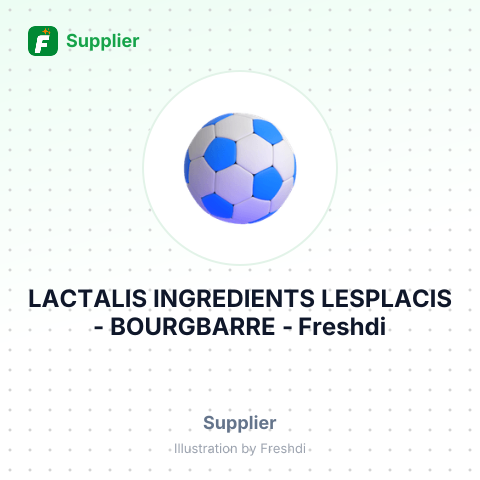 LACTALIS INGREDIENTS LESPLACIS - BOURGBARRE – summary card, no photo uploaded yet