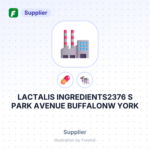 LACTALIS INGREDIENTS2376 S PARK AVENUE BUFFALONW YORK – summary card, no photo uploaded yet