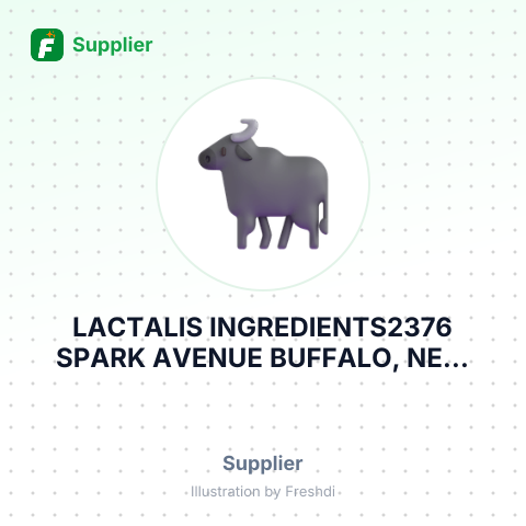 LACTALIS INGREDIENTS2376 SPARK AVENUE BUFFALO, NEW YORK, – summary card, no photo uploaded yet