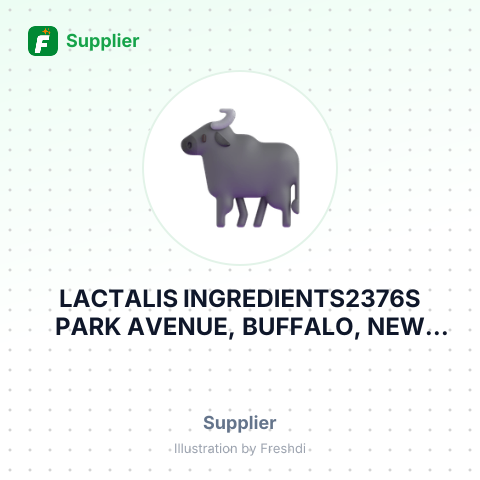 LACTALIS INGREDIENTS2376S PARK AVENUE, BUFFALO, NEW YORK, – summary card, no photo uploaded yet