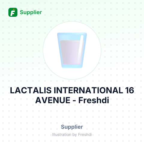 LACTALIS INTERNATIONAL 16 AVENUE – summary card, no photo uploaded yet