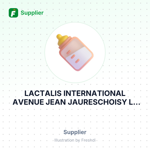 LACTALIS INTERNATIONAL AVENUE JEAN JAURESCHOISY LE ROI – summary card, no photo uploaded yet