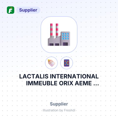 LACTALIS INTERNATIONAL IMMEUBLE ORIX AEME ETAGEAVENUE JEAN JAURESFRANCE – summary card, no photo uploaded yet