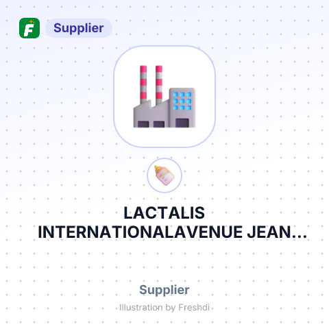 LACTALIS INTERNATIONALAVENUE JEAN JAURESFRANCE – summary card, no photo uploaded yet