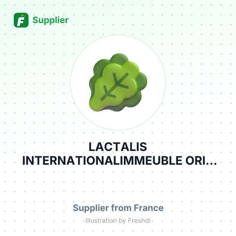 LACTALIS INTERNATIONALIMMEUBLE ORIX 4ETAGE16 AVENUE JEAN JAURES94607CHOISY LEROI CEDEX FRAN – summary card, no photo uploaded yet