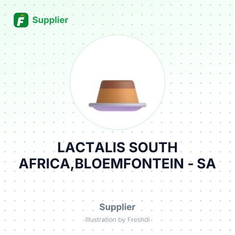LACTALIS SOUTH AFRICA,BLOEMFONTEIN - SA – summary card, no photo uploaded yet