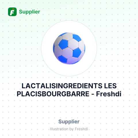 LACTALISINGREDIENTS LES PLACISBOURGBARRE – summary card, no photo uploaded yet