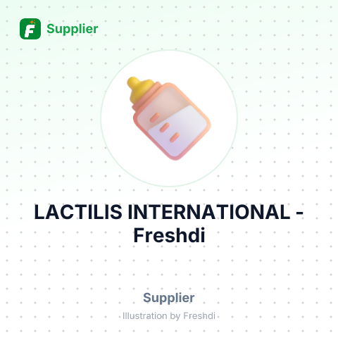 LACTILIS INTERNATIONAL – summary card, no photo uploaded yet