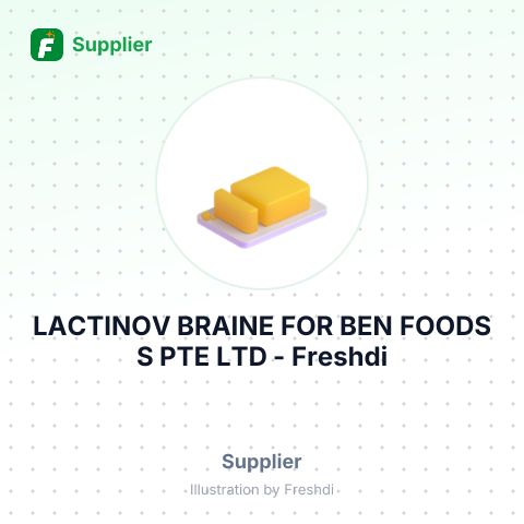 LACTINOV BRAINE FOR BEN FOODS S PTE LTD – summary card, no photo uploaded yet