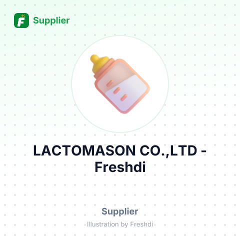 LACTOMASON CO.,LTD – summary card, no photo uploaded yet