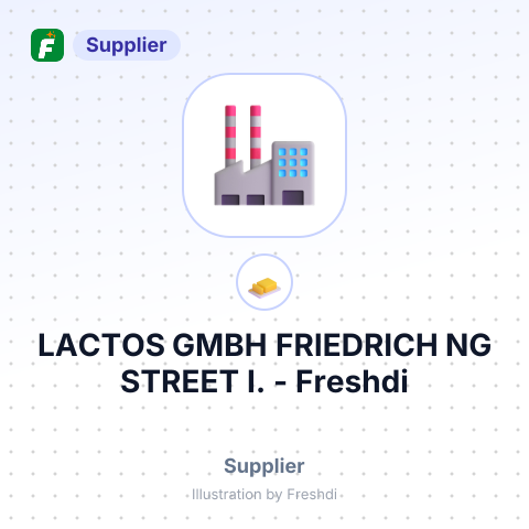 LACTOS GMBH FRIEDRICH NG STREET I. – summary card, no photo uploaded yet