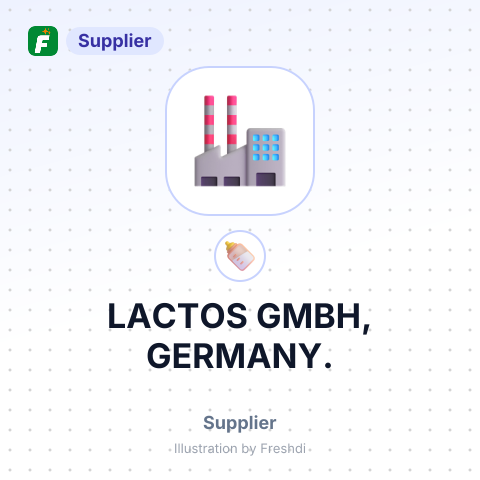 LACTOS GMBH, GERMANY. – summary card, no photo uploaded yet