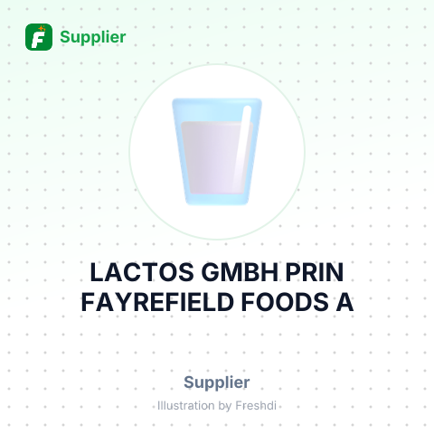 LACTOS GMBH PRIN FAYREFIELD FOODS A – summary card, no photo uploaded yet