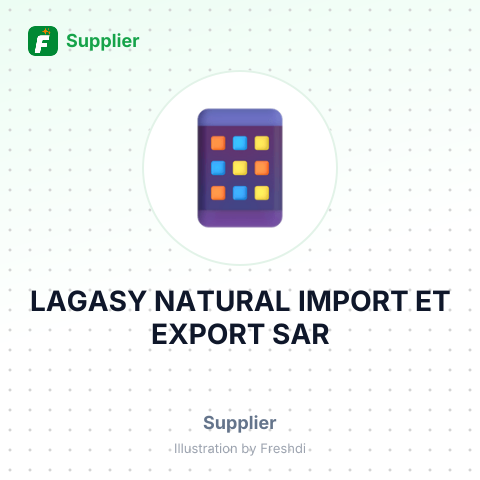 LAGASY NATURAL IMPORT ET EXPORT SAR – summary card, no photo uploaded yet
