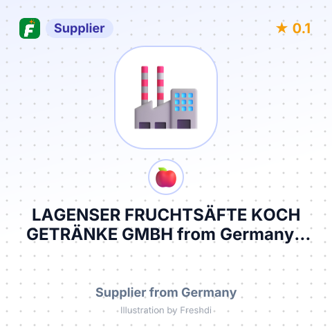 LAGENSER FRUCHTSÄFTE KOCH GETRÄNKE GMBH – summary card, no photo uploaded yet
