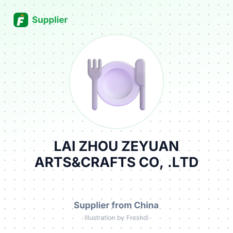 LAI ZHOU ZEYUAN ARTS&CRAFTS CO, .LTD – summary card, no photo uploaded yet