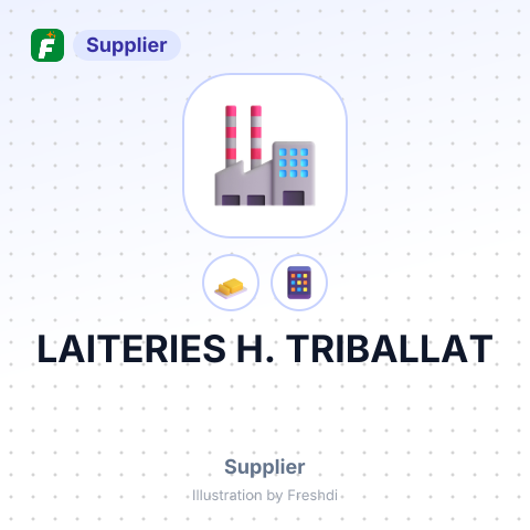 LAITERIES H. TRIBALLAT – summary card, no photo uploaded yet