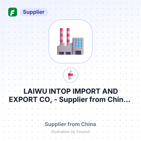 LAIWU INTOP IMPORT AND EXPORT CO, – summary card, no photo uploaded yet