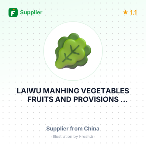 LAIWU MANHING VEGETABLES FRUITS AND PROVISIONS PROCESSING CO.,LTD – summary card, no photo uploaded yet