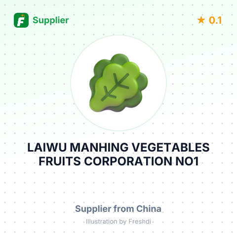 LAIWU MANHING VEGETABLES FRUITS CORPORATION NO1 – summary card, no photo uploaded yet