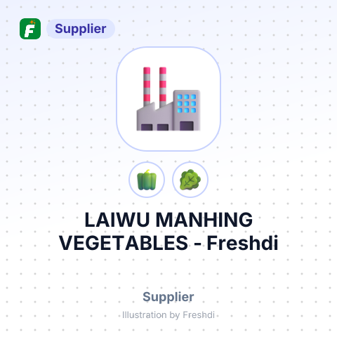 LAIWU MANHING VEGETABLES – summary card, no photo uploaded yet