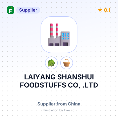 LAIYANG SHANSHUI FOODSTUFFS CO, .LTD – summary card, no photo uploaded yet