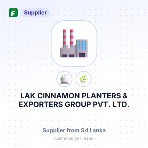 LAK CINNAMON PLANTERS & EXPORTERS GROUP PVT. LTD. – summary card, no photo uploaded yet