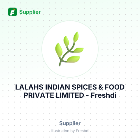 LALAHS INDIAN SPICES & FOOD PRIVATE LIMITED – summary card, no photo uploaded yet