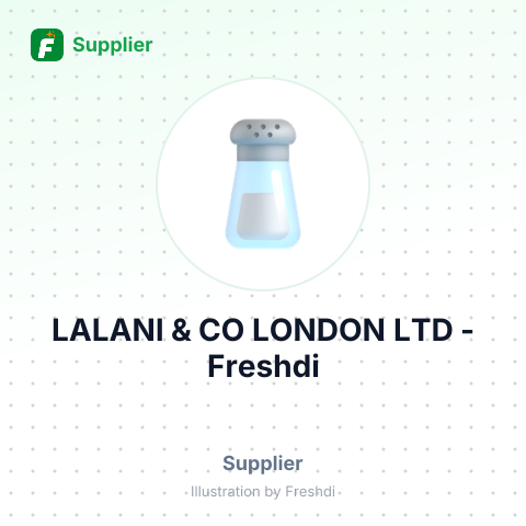 LALANI & CO LONDON LTD – summary card, no photo uploaded yet