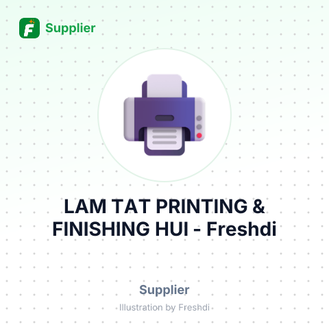 LAM TAT PRINTING & FINISHING HUI – summary card, no photo uploaded yet