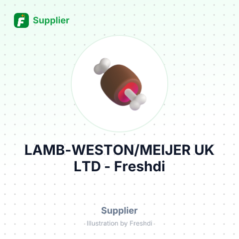 LAMB-WESTON/MEIJER UK LTD – summary card, no photo uploaded yet