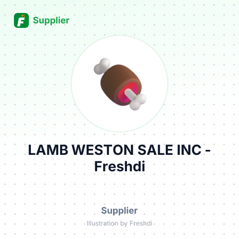 LAMB WESTON SALE INC – summary card, no photo uploaded yet