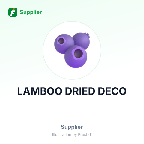 LAMBOO DRIED DECO – summary card, no photo uploaded yet
